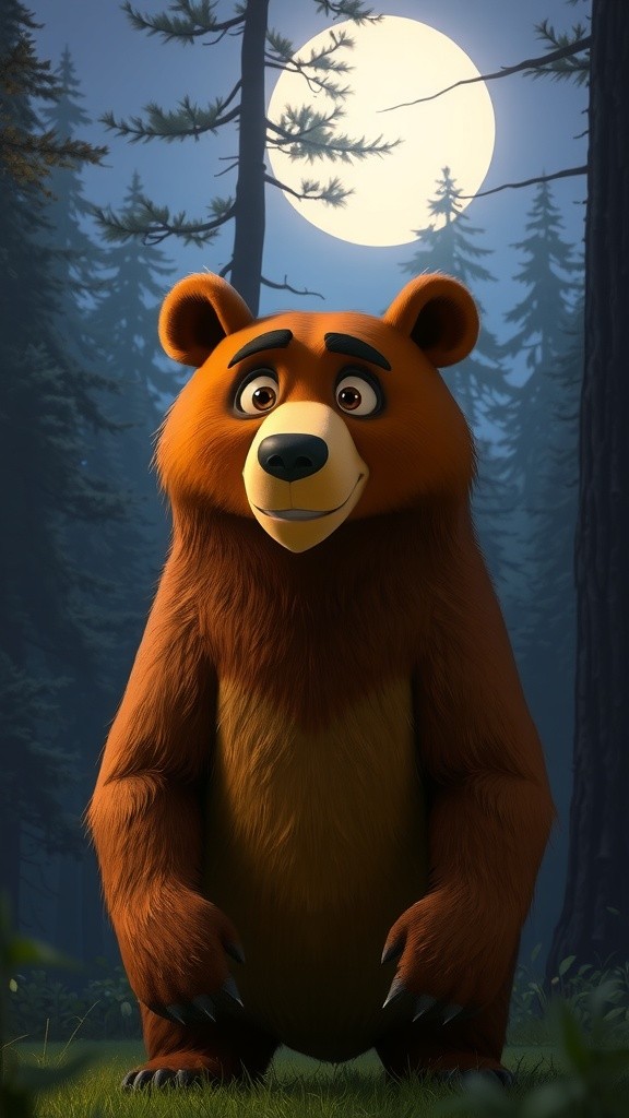 Bruno और जंगल की रहस्यमयी रोशनी