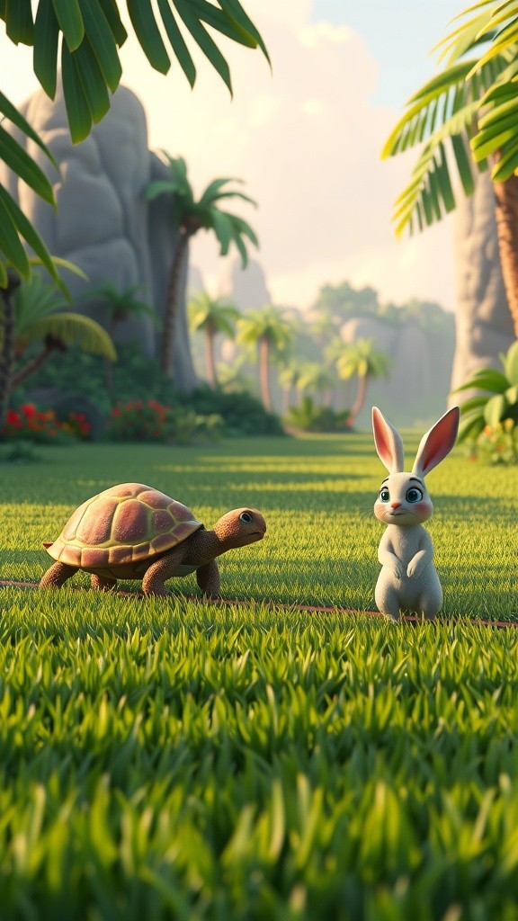 कछुआ और खरगोश: सफलता की कहानी