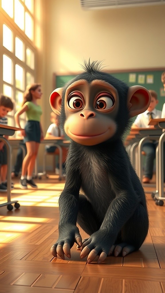 जब बंदर बना टॉप स्टूडेंट!