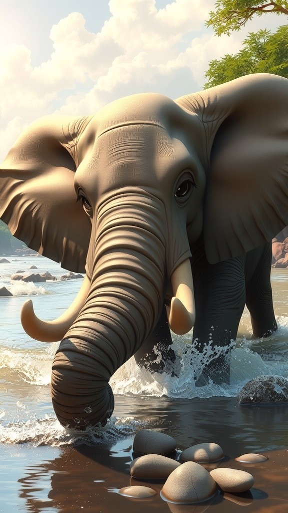 Gajah Pemberani Selamatkan Bebek!