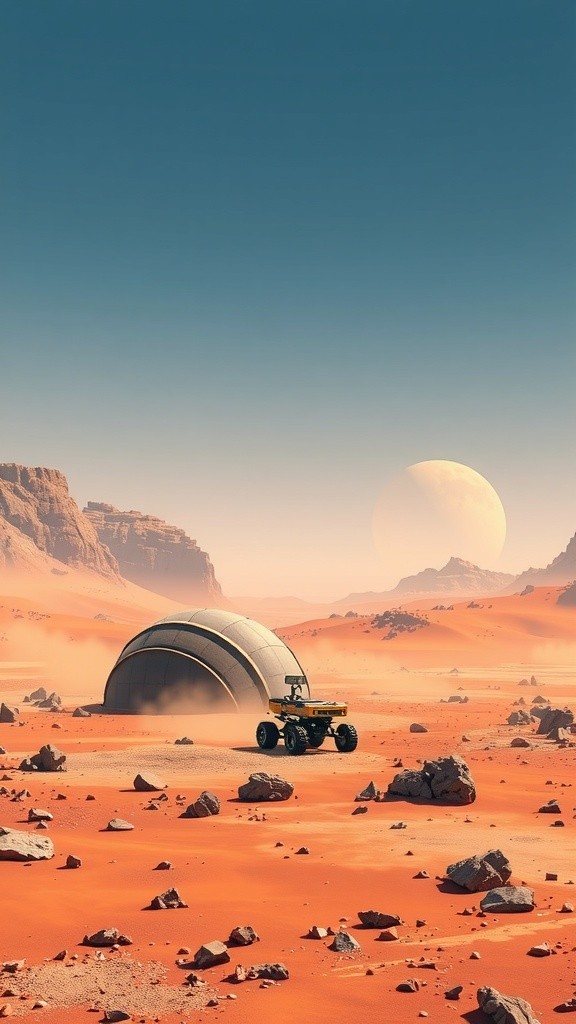 Discovery of Life on Mars: Ek and Anya's Adventure