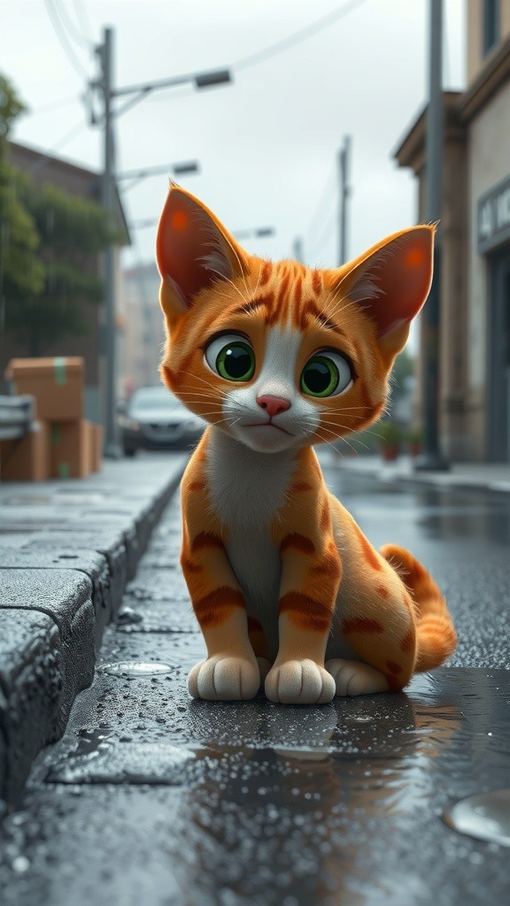 A Lost Kitten Finds Hope and Love