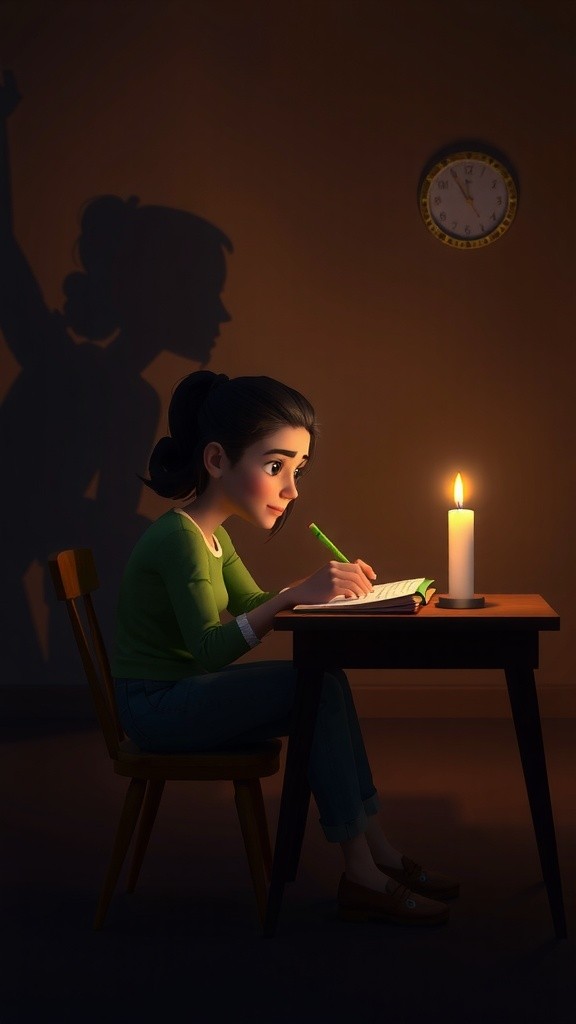 From Shadows to Success: Amina's Journey