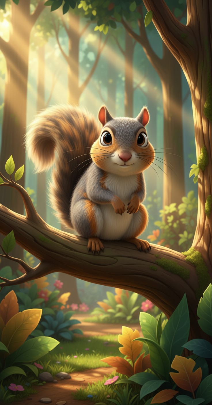 A Tale of Friendship: The Squirrel and the Rabbit