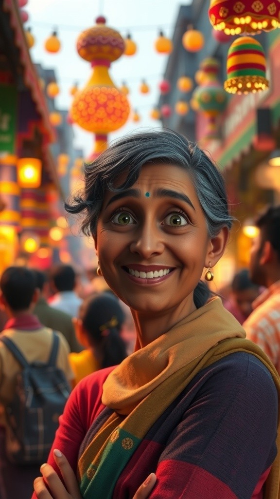 Diwali Par Korean Ladki ki Indian Bazaar Mein Ghoomne Ki Kahani