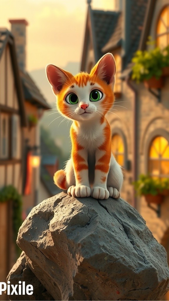 Misti and Her Kittens' Market Adventure