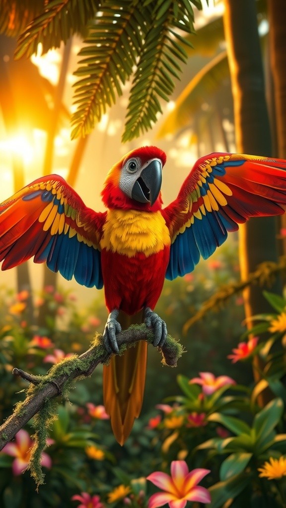 चीकू का साहस: एक छोटे तोते की कहानी