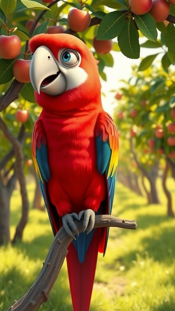 किसान का दोस्त तोता