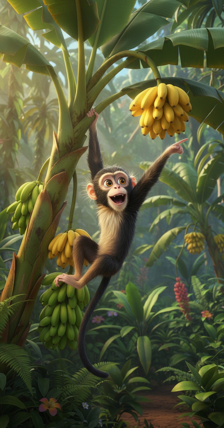 चतुर बंदर और उसके केले