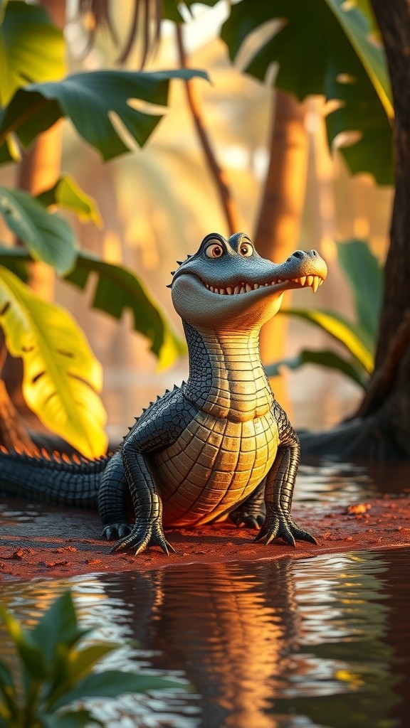 Petualangan Uta: Evolusi Reptil Buaya yang Menggemaskan