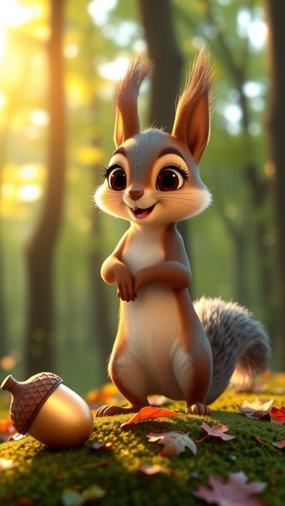 Petualangan Tupai dan Kacang Emas