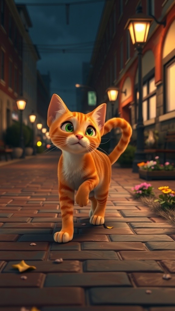 Brave Police Cat Saves the Night!