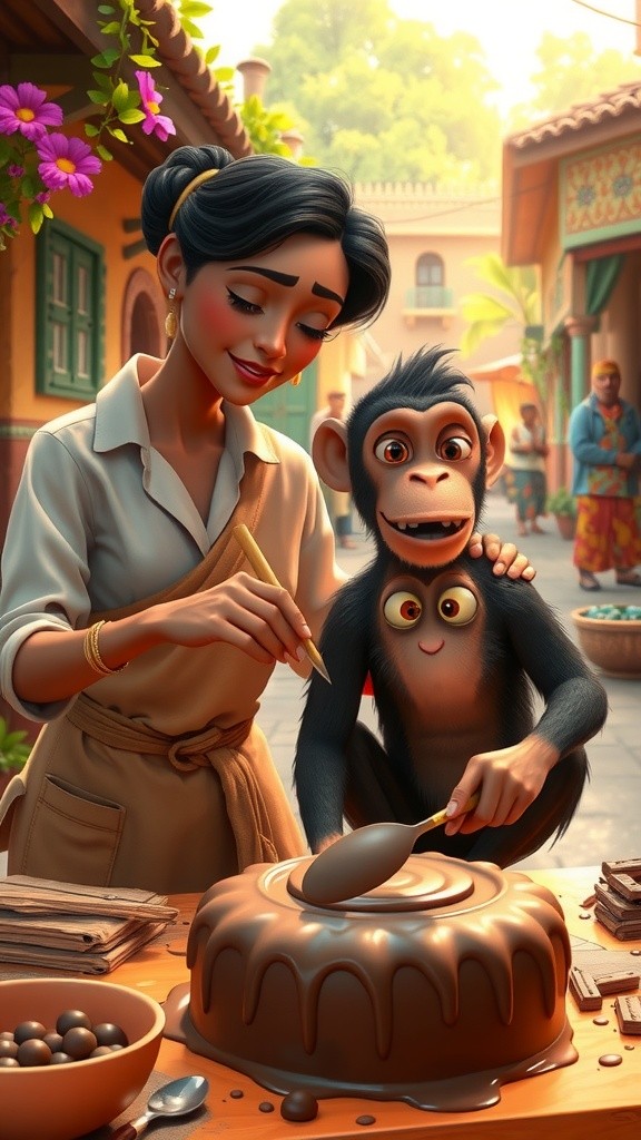 दादी और बंदर की मीठी दोस्ती