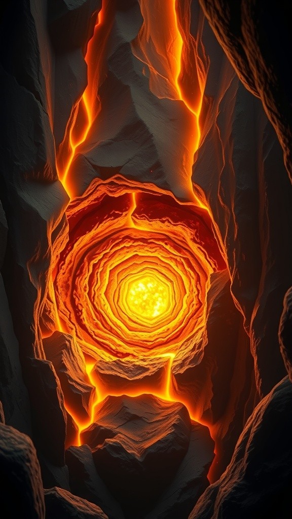 رحلة إلى لب الأرض: استكشاف العمق المذهل