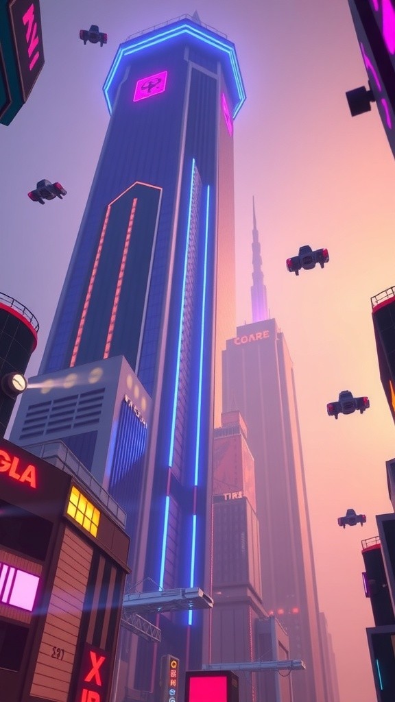 Pertarungan Superhero di Kota Neon