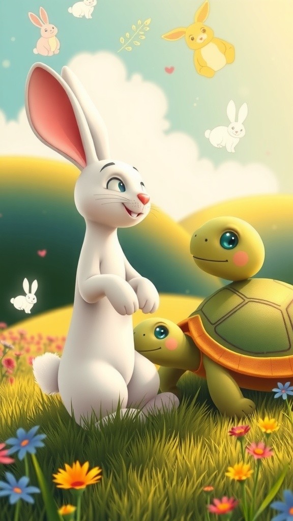 खरगोश और कछुए की दौड़: धैर्य और मेहनत की कहानी