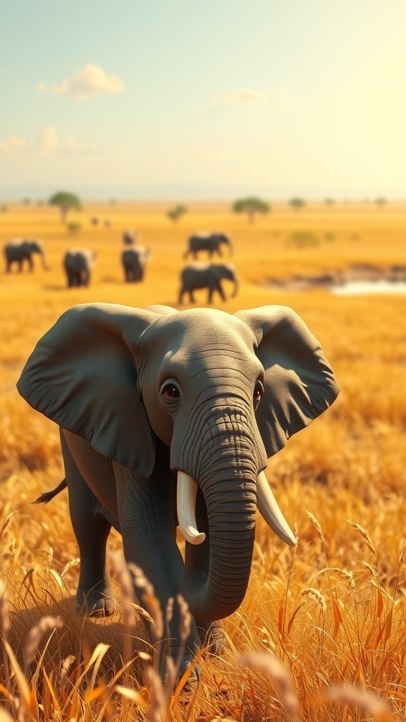 The Majestic Jumbo: A Tale of an African Elephant