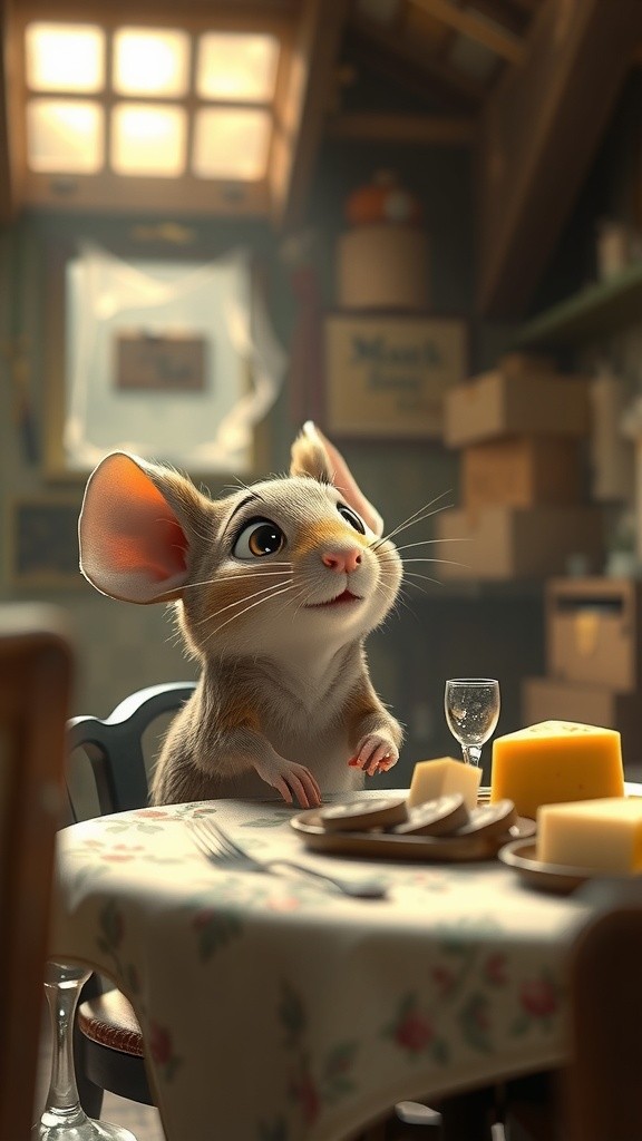 A Tale of Cat and Mouse Friendship