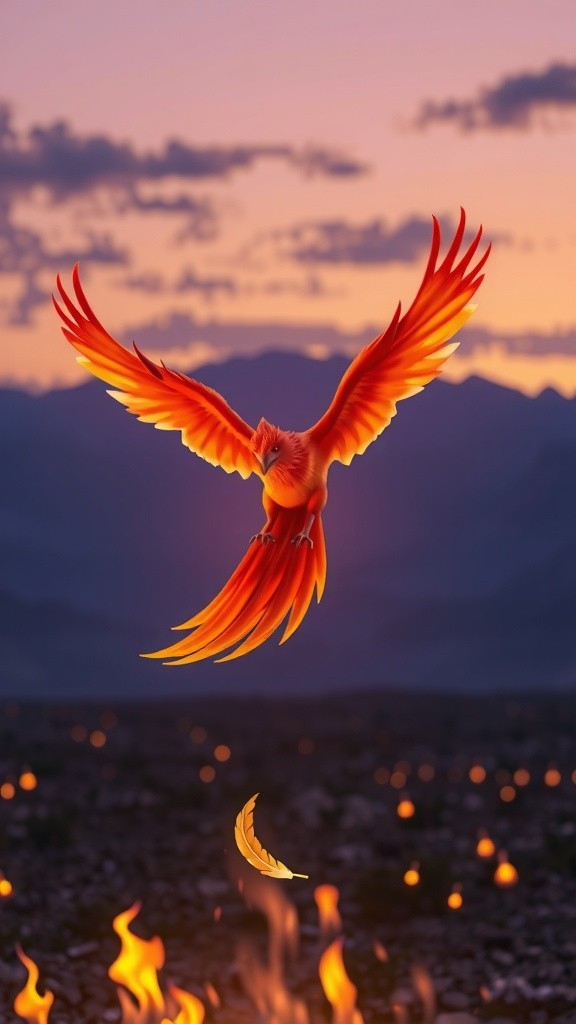 The Golden Feather of Rebirth