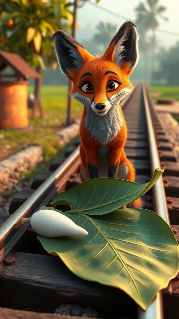 चोटू बकरा और उसका आम का पत्ता