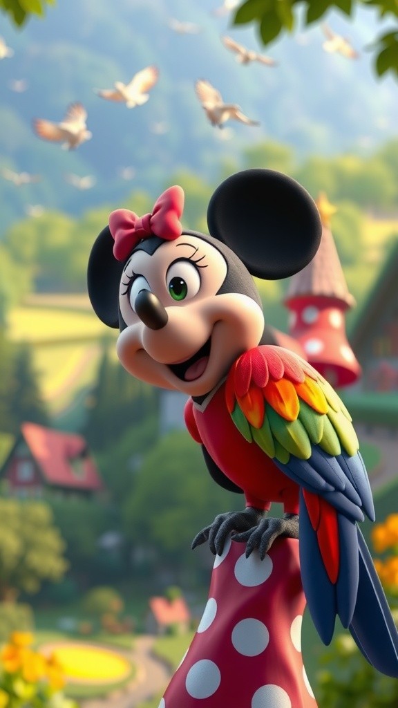 मिन्नी और जादुई तोता