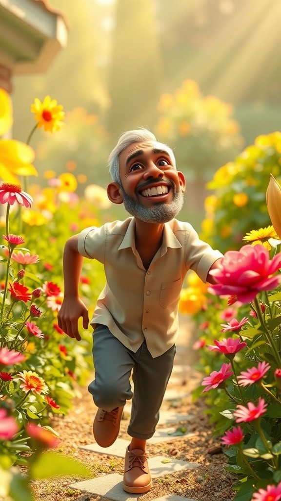 پیارا خرگوش بچوں کے ساتھ کھیل رہا ہے