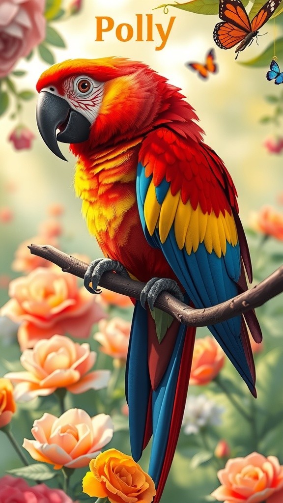 गुलाब और तितली की दोस्ती