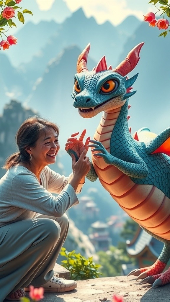 لی اور نیلا ڈریگن کی کہانی