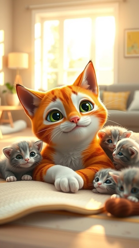 Pengorbanan Ibu Kucing