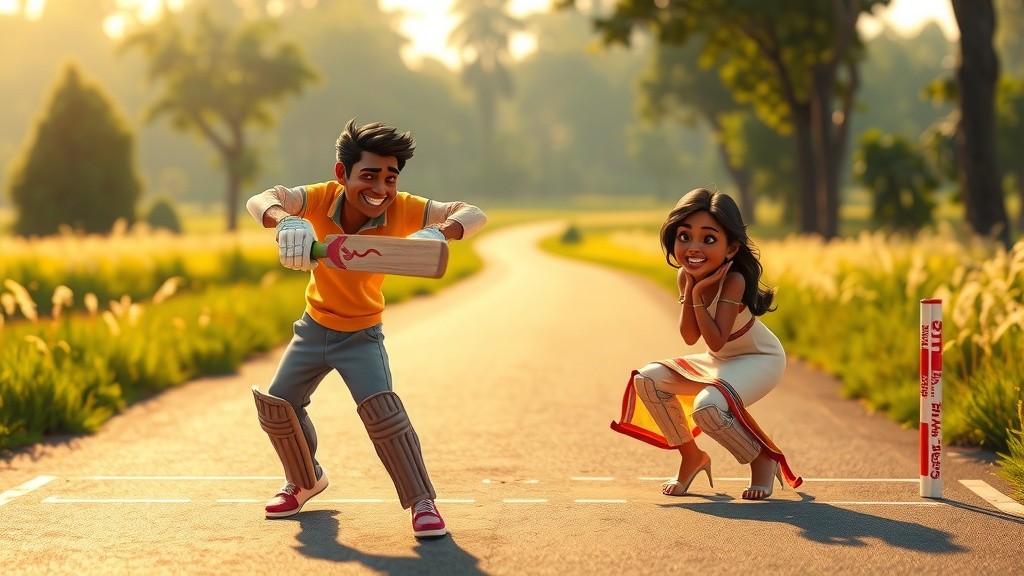 Street Cricket: Childhood's Joy Unleashed!