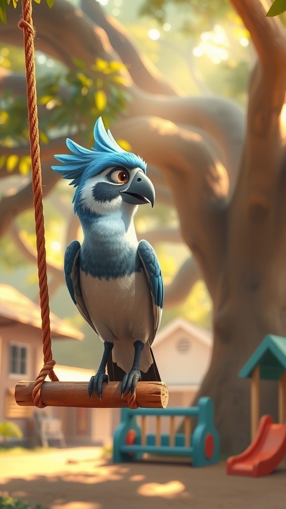 Chikki the Sparrow and the Playground Friendship