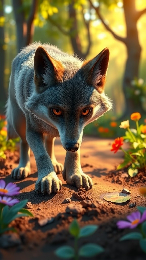 Serigala Tukang Kebun yang Takut Kupu-Kupu!