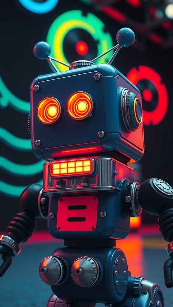 Neon Cubes: A Cycle of Melting and Rebirth