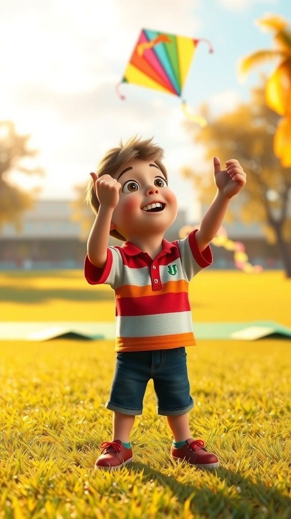 Barnaby's Kite Adventure: A Funny Friendship in the Park