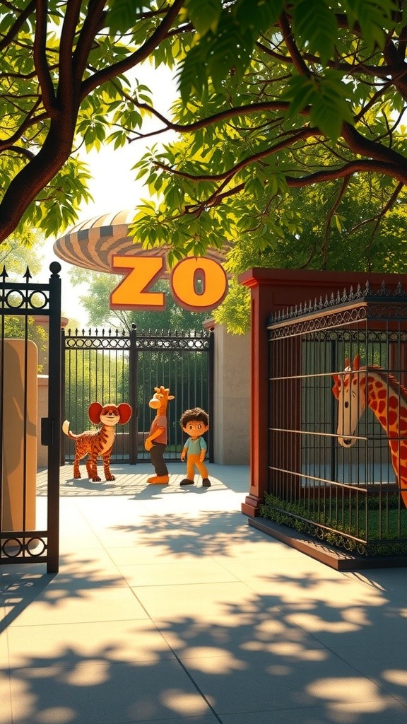 Ali's Zoo Adventure: Chips and Mischief!