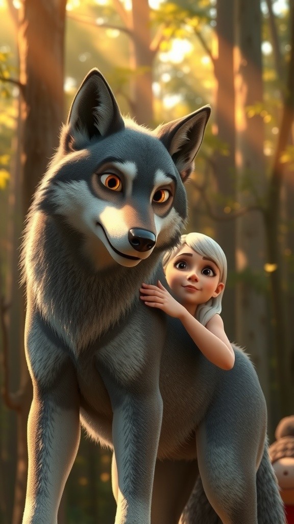 Pertemuan Tak Terduga dengan Serigala