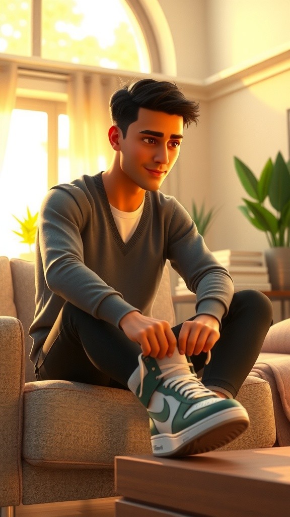 رجل وقطه يلعبان بالكورة