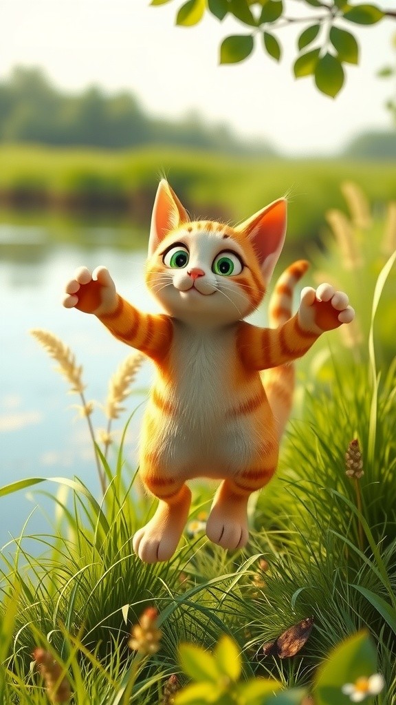 Petualangan Memancing Meongy dan Purrbert