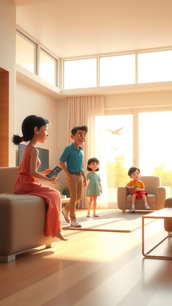 Kehangatan Keluarga di Ruang Minimalis