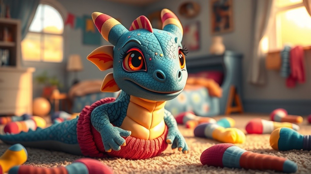 The Sock Monster's Sneaky Tickles