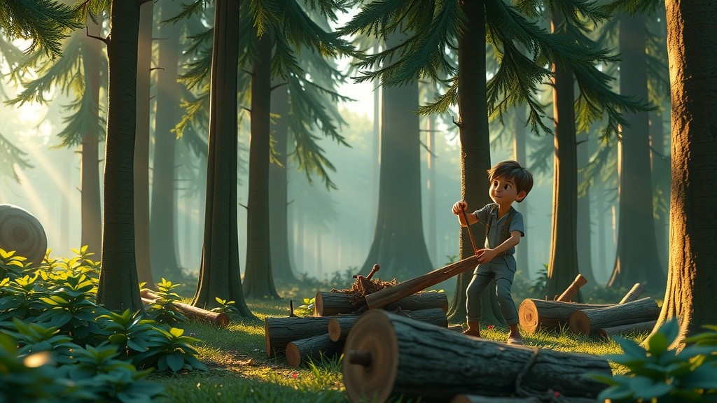 ईमानदारी का फल - लकड़हारे की कहानी