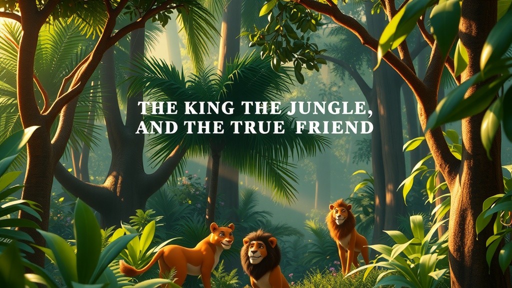 جنگل کا بادشاہ اور سچا دوست