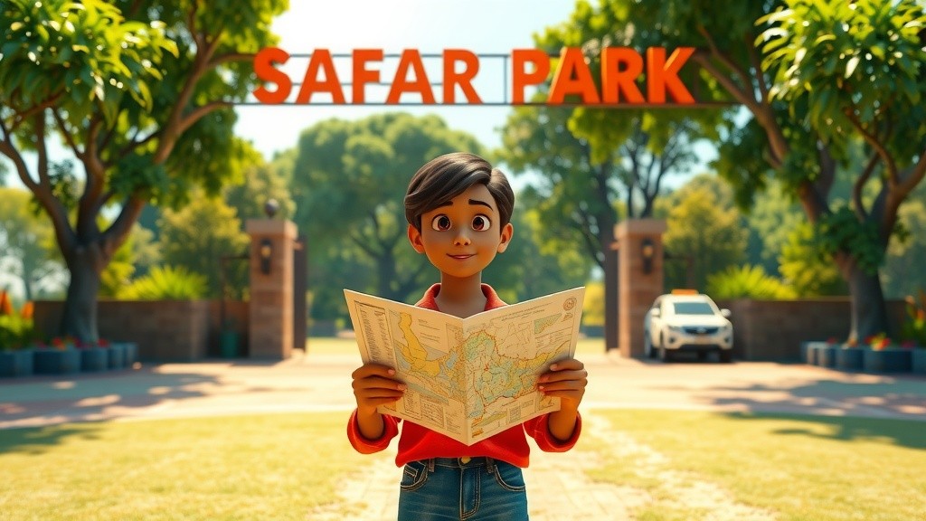 سفاری پارک میں بچوں کی مہم جوئی!