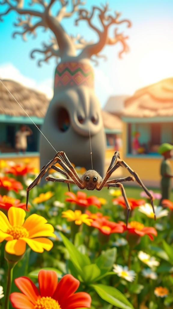 Gizo the Clever Spider's Deceptive Scheme