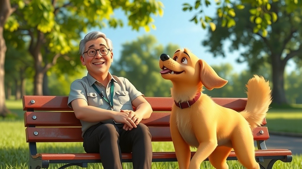 A Day of Fun: Leo and Buddy's Park Adventure