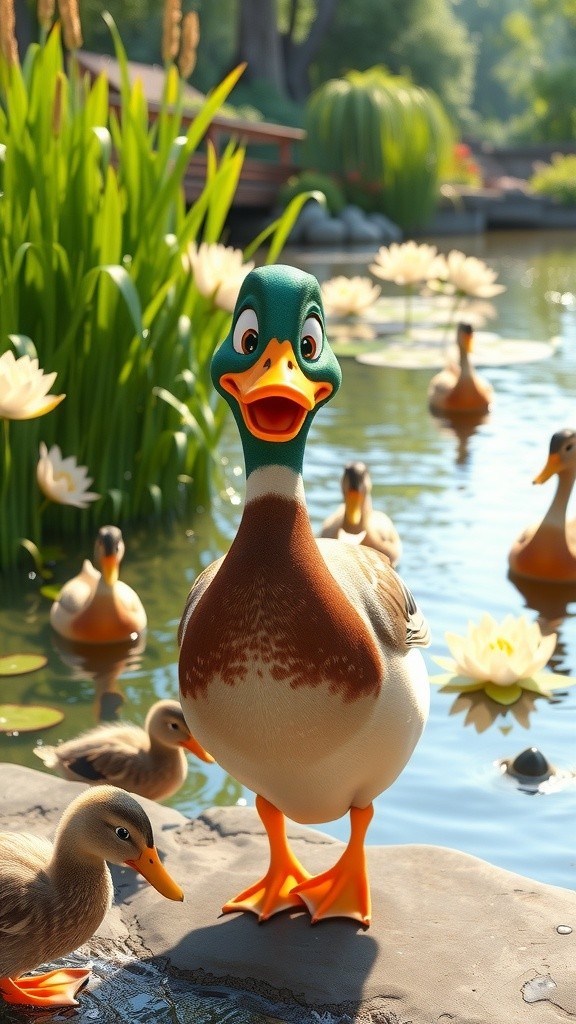 The Colorful Life of Jim the Duck