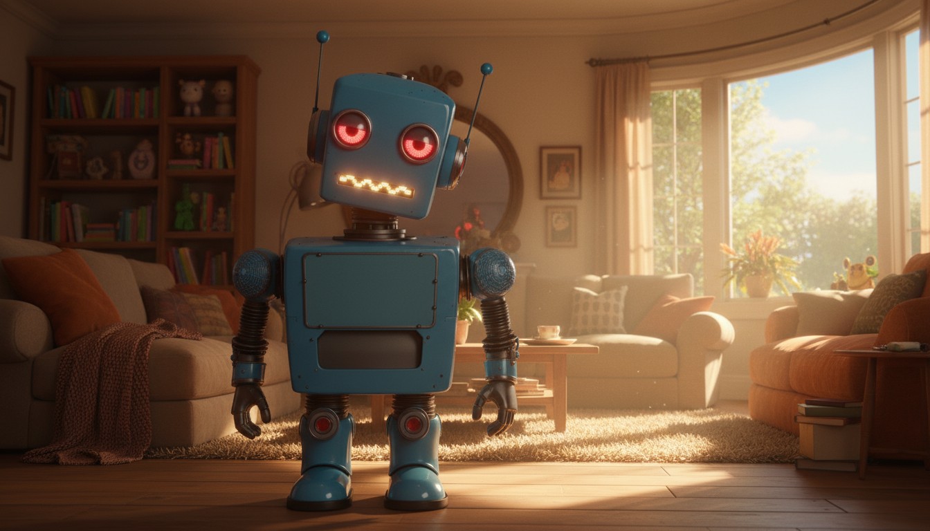 The Robot's Magical Transformation: Gaining Superpowers