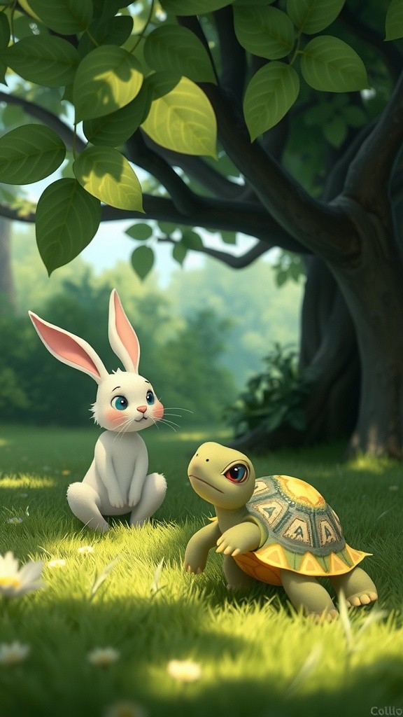 कछुआ और खरगोश की कहानी: मेहनत का फल