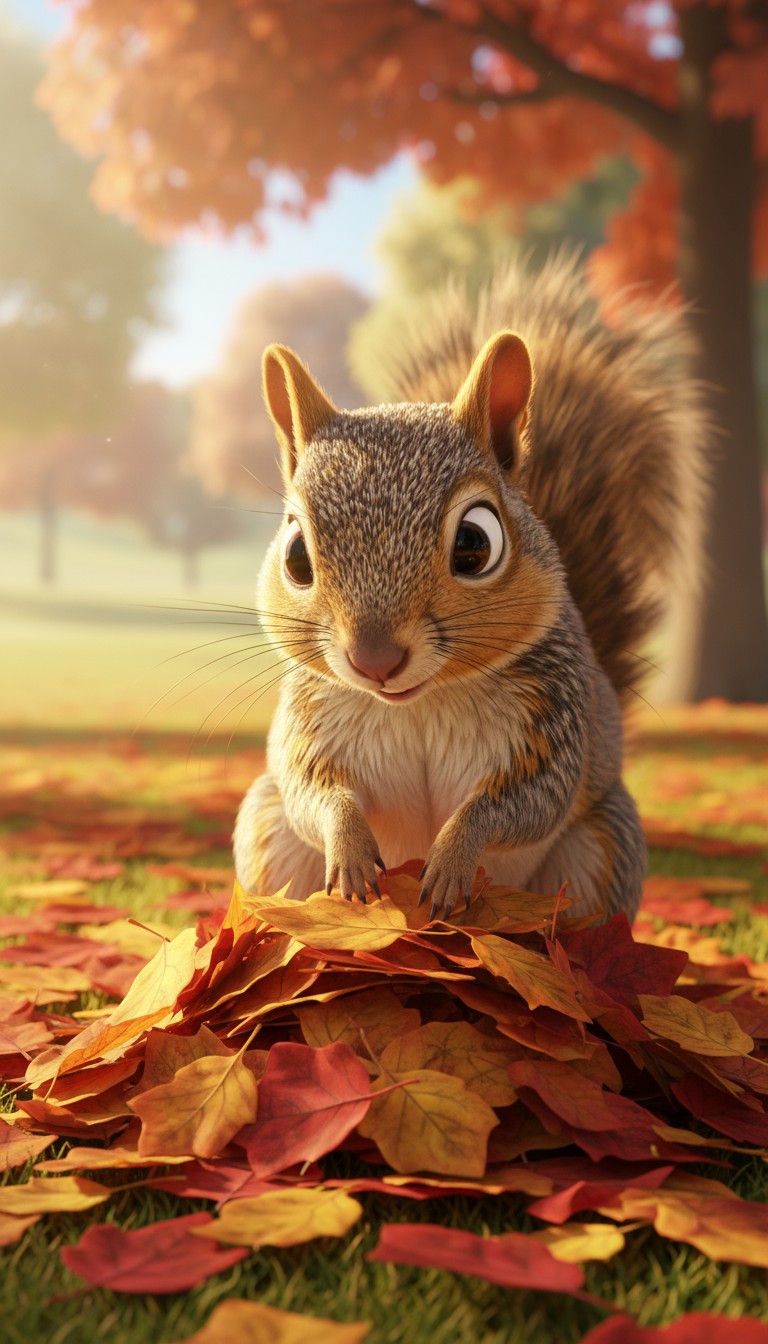 Acorn's Autumn Adventure: A Squirrel's Quest!