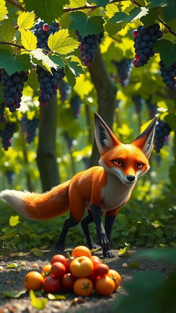 Sour Grapes: A Fox's Tale of Distant Desires